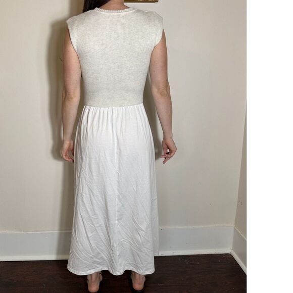 Shop Stevie Cottagecore Two Tone Midi Dress Size Medium - Picture 6 of 10